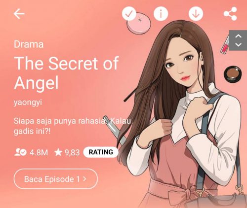 Alasan Ketagihan Baca Webtoon The Secret of Angel / True Beauty