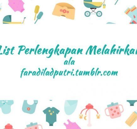 List Perlengkapan Persiapan Melahirkan