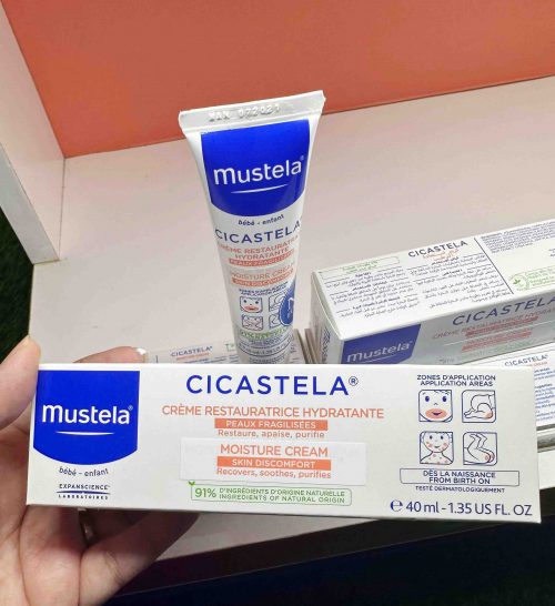 Mustela Cicastela Moisture Cream - Cara Mencegah dan Mengatasi Ruam Popok & Biang Keringat dengan Mustela