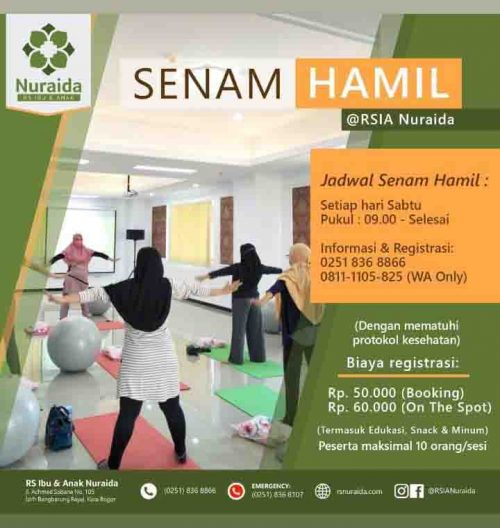 Senam hamil di Bogor