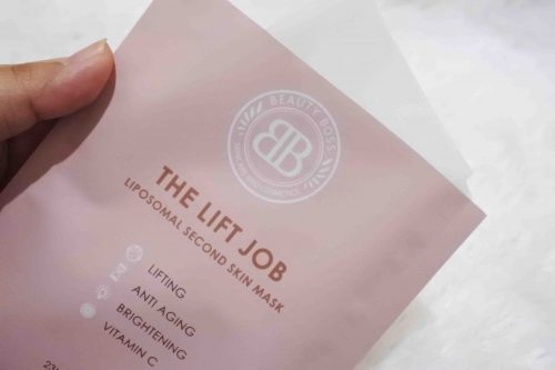 Review Beauty Boss Sheet Mask - The Lift Job