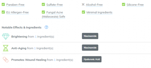Review Humphrey Niacinamide 10% + Hyaluronic Acid Serum