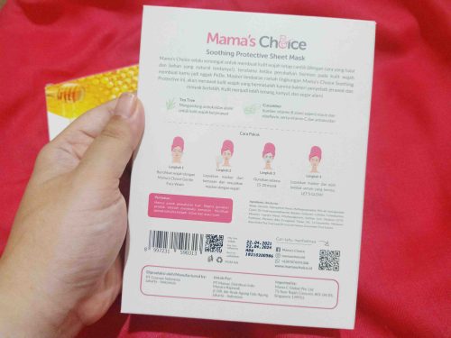 Review Mama's Choice Sheet Mask - Soothing Protective