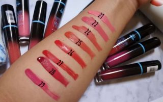 Review & Swatch All 8 Shades Lipcream Matte QL Cosmetic